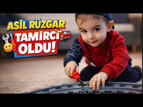 ASİL RÜZGAR TAMİRCİ OLDU! 🛠️🚂  #asilrüzgar #funny #tamirci #oyun