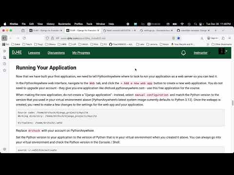 Installing Django 5.2 on PythonAnywhere thumbnail