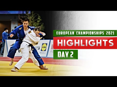 Highlights from Day 2 of European Judo Championships 2021 in Lisbon (Дзюдо2021/柔道2021)