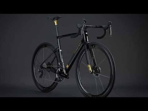 Chapter2 TOA Race Disc Brake Frameset (Black Gold - Koura)