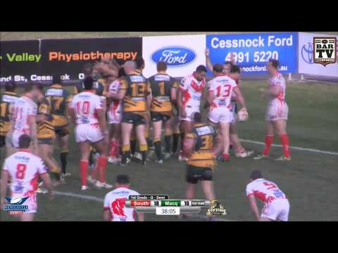 2014 Real NRL Semi Final 1st Grade Highlights - South Newcastle v Macquarie