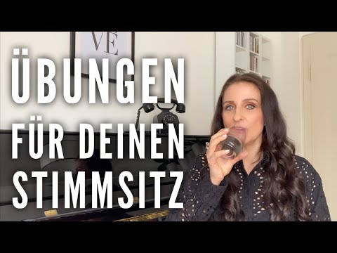Mache diese 2 Übungen, um deinen Stimmsitz nach vorne zu bringen