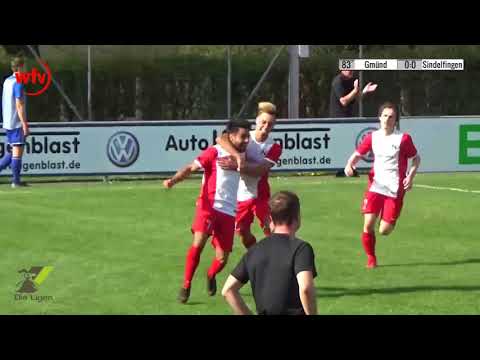 1. FC Normannia Gmünd - VfL Sindelfingen, 1:0 durch Efendi Erol