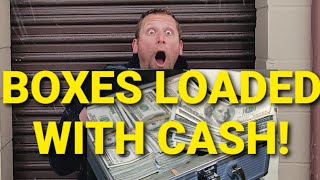 Owner abandons unit &amp; every box is LOADED with cash! ~ This could be BEST locker yet? Unboxing