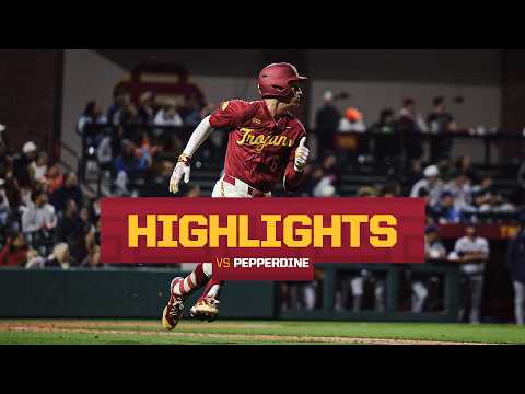 USC Baseball vs Pepperdine Highlights | Trojans win 11-0