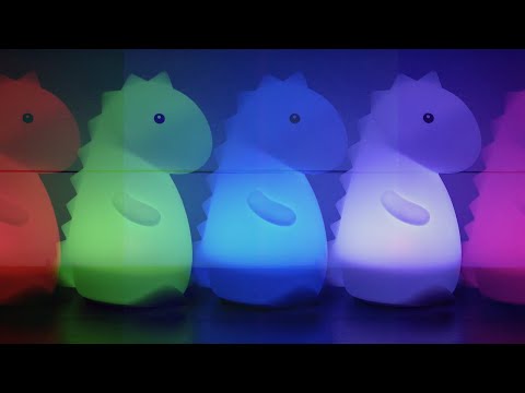 Color Changing Dinosaur Night Light - 10 Hours / 4K