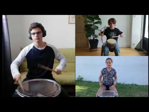 Vidéo - "Avec ce qu'on a !!!" - classe de percussions
