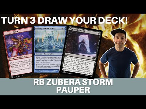 Sticker Goblin is a big upgrade for Zubera Storm - We are popping off with turn 3 wins! | MTG Pauper