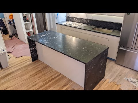 Marble Countertops in New York, NY | Nero Marquina Black Marble