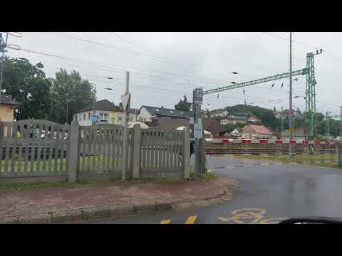 Train arriving to Fonyód,  Hungary