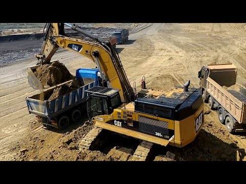 Huge Excavators, Wheel Loaders, Bulldozers, Heavy Transports And Mining Machines (Movie Mix)