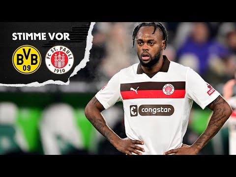 Ricky Jade Jones vor dem Spiel gegen Borussia Dortmund