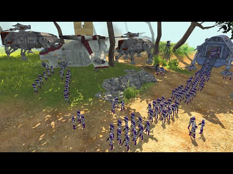 Clone CITY LIBERATION Task-Force! - Men of War: Star Wars Mod Battle Simulator