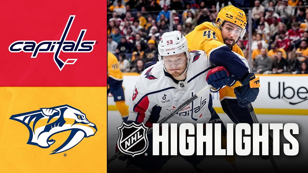 Capitals vs. Predators | NHL Highlights | January 11, 2026