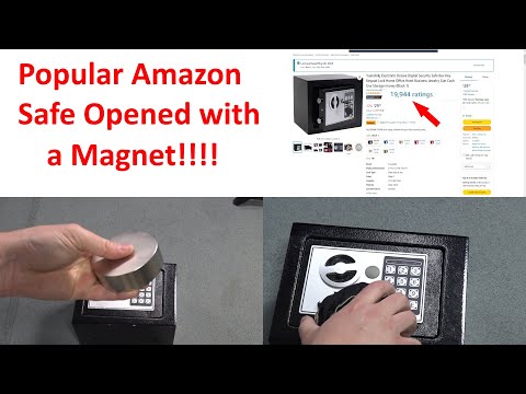 (560) Hotel Safe Opened with a Magnet