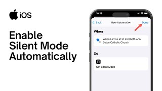 How To Turn Silent Mode Automatically On iPhone (Step By Step Guide)