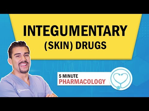 Pharmacology - Skin integumentary for nursing RN PN NCLEX