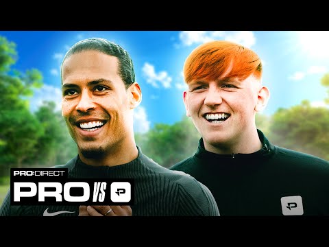 "WOULD YOU RATHER PLAY FOR EVERTON or UNITED?" 👀 PRO vs PRO:DIRECT ft. LIVERPOOL'S VIRGIL VAN DIJK