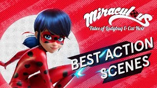 MIRACULOUS  🐞 BEST ACTION SCENES - Compilation 