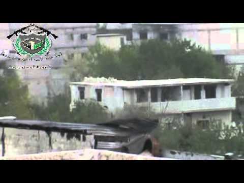 استهداف قناصي كتيبة الحسن قوات النظام في بلدة عقربا في ريف دمشق