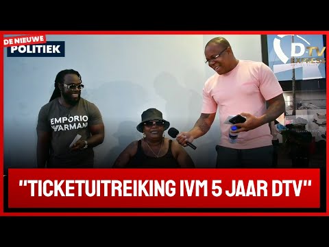 🚀 De Nieuwe Politiek LIVE • Ticket uitreiking IVM 5 jaar DTV-EXPRESS (Suriname)