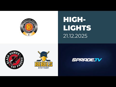 21.12.2025 - Highlights - EHF Passau Black Hawks vs. Stuttgart Rebels
