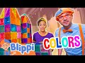 Blippi And Meekah Build Color Blocks Learning Colors Kids TV Show Educational Videos For Kids
