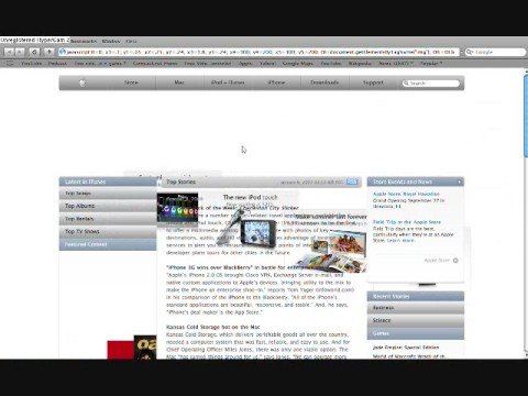 glitch in internet explorer