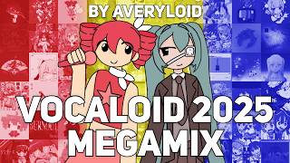 Cover art for VOCALOID 2025 MEGAMIX - MASHUP OF 120+ SONGS
