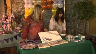 Cómo hacer un cuadro para nenas - Alba Artística