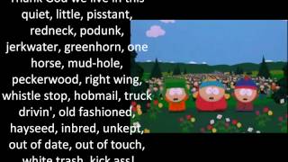 South Park Mountain Town Reprise Lyrics