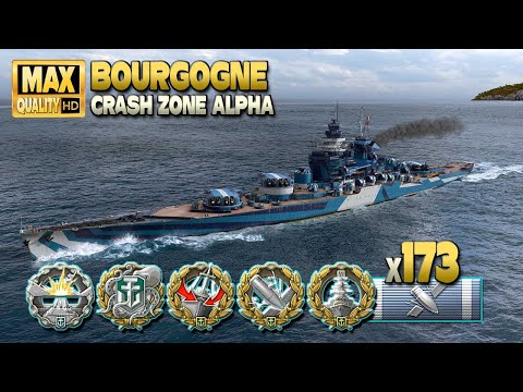 Battleship Bourgogne: "I just want to win pls stop dying" - World of Warships