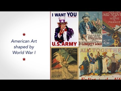 American Art Shaped by World War I