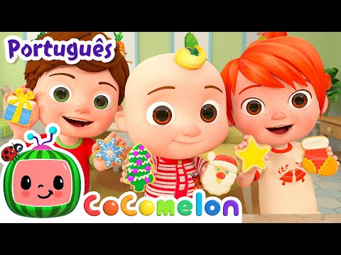 Capa de Cores de Natal | Cocomelon em Português | Músicas Infantis e Desenhos Animados para Crianças
