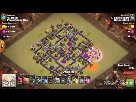 War Recap Devastating x Prometheus Clan - Ataques  Th10, Th9, Th8, Th7 - CLASH OF CLANS
