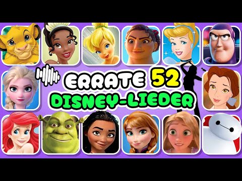 Errate die Disney Filme anhand der Songs 🎙️🌈🎶 Alles steht Kopf 2, Encanto, Vaiana, Elsa, Rapunzel