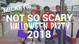 Mickey's Not So Scary Halloween party 2018 first night !!!