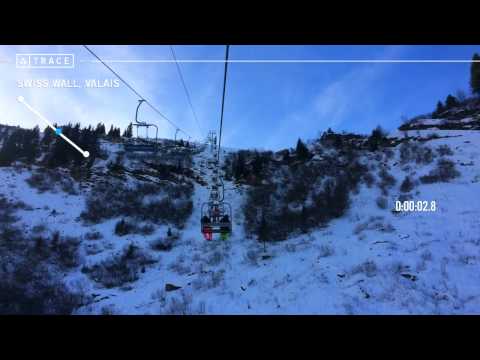 Trace: Skiing - Karel Van Parys at Swiss Wall