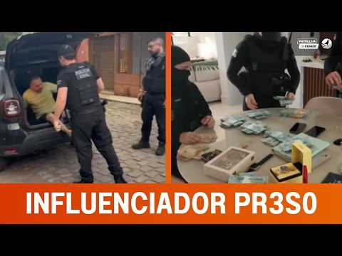 Influenciadores digitais são PR3S0S durante operação de combate a rifas ilegais no RN