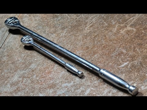 GearWrench 120-Tooth Extra Long 9" x 1/4" & 18" x 3/8" Ratchet Set Review