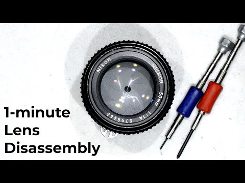 1-minute disassembly : Nikkor 50mm f/1.4