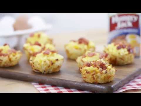 Hashbrown Nests with Eggs and Cheese