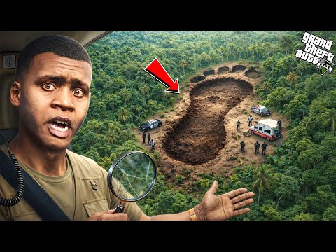 Franklin Find Biggest Footprint in the World in GTA 5