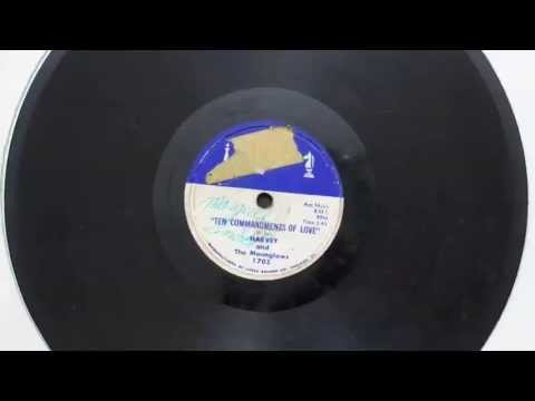 The Moonglows - The Ten Commandments Of Love and Mean Old Blues 78 rpm!