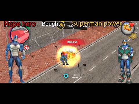 Rope hero bought new Superman power 💪😱 Rope hero vice town 🥰💞