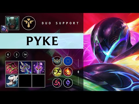 Pyke Support vs Lulu - EUW Challenger Patch 25.24