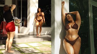 Sunny Villa Swimwear Photoshoot BTS