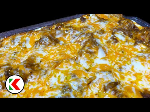 Lasagna with Meat Sauce Recipe - لزانیا با سس گوشت (Kabul Food)