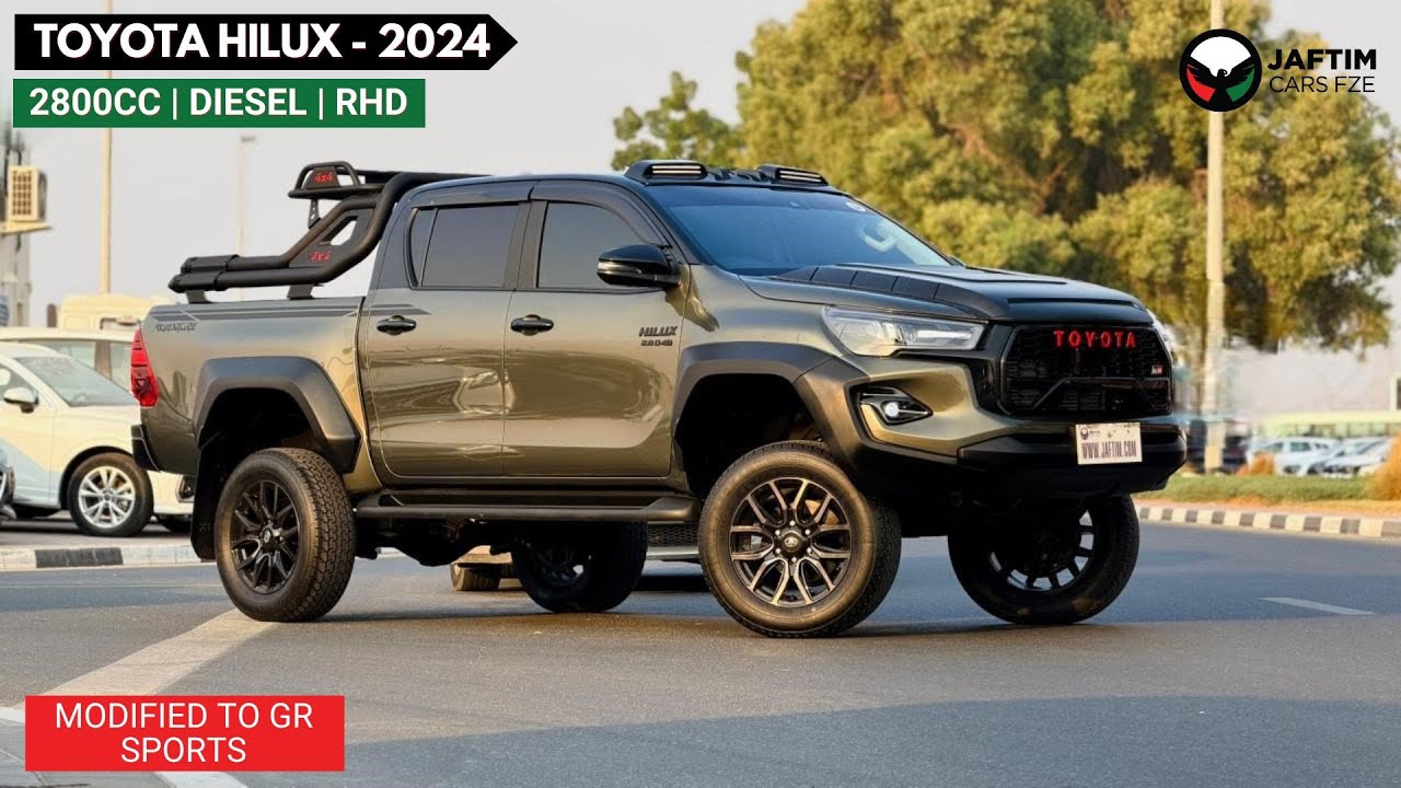 Toyota Hilux MODIFIED TO GR SPORTS  | PUSH START | 2.8L DIESEL ENGINE | 2024 | AUTOMATIC TRANSMISSION | LEATHER S video