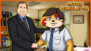 I GOT A JOB AT THE OFFICE?!?! [Office Simulator]